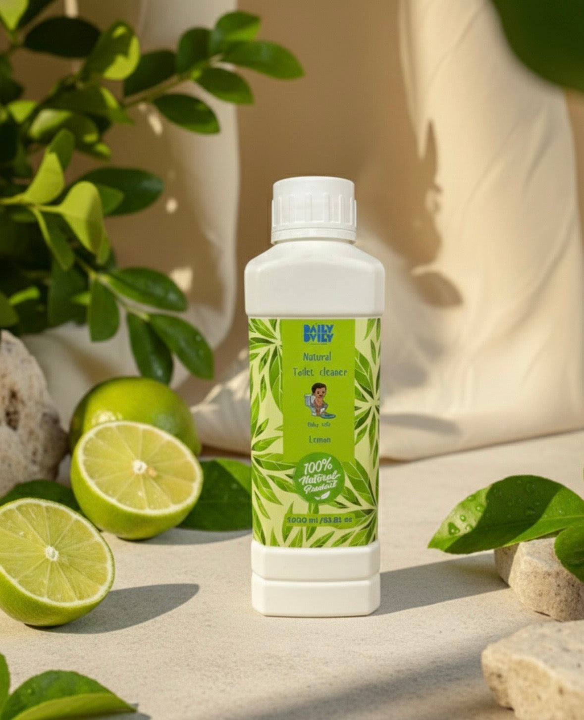 Natural toilet cleaner