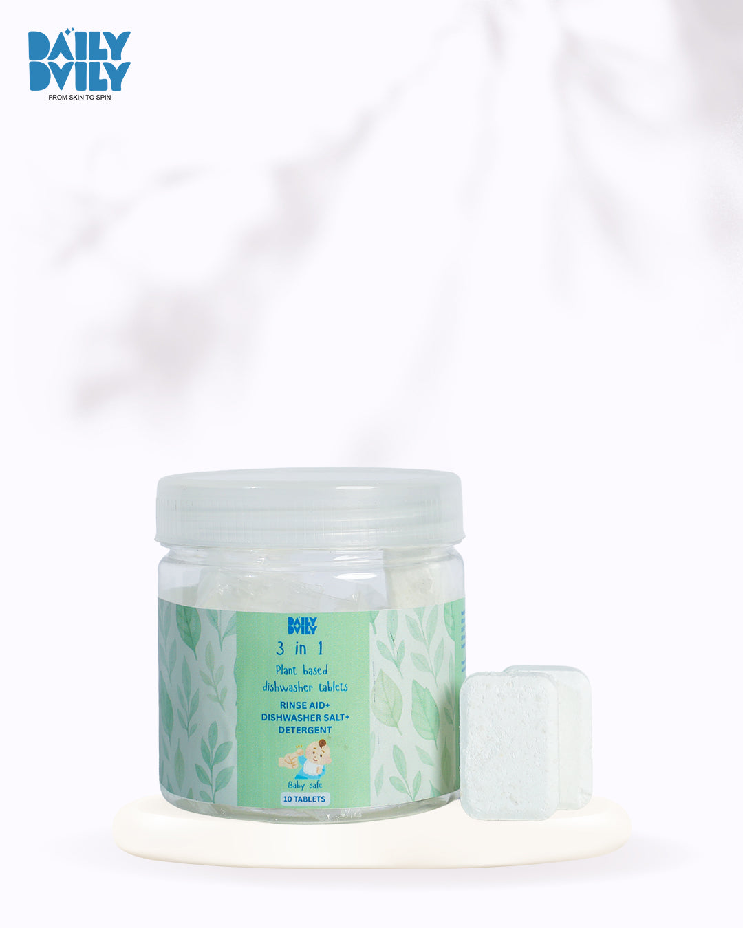 Dishwasher tablet 3in1