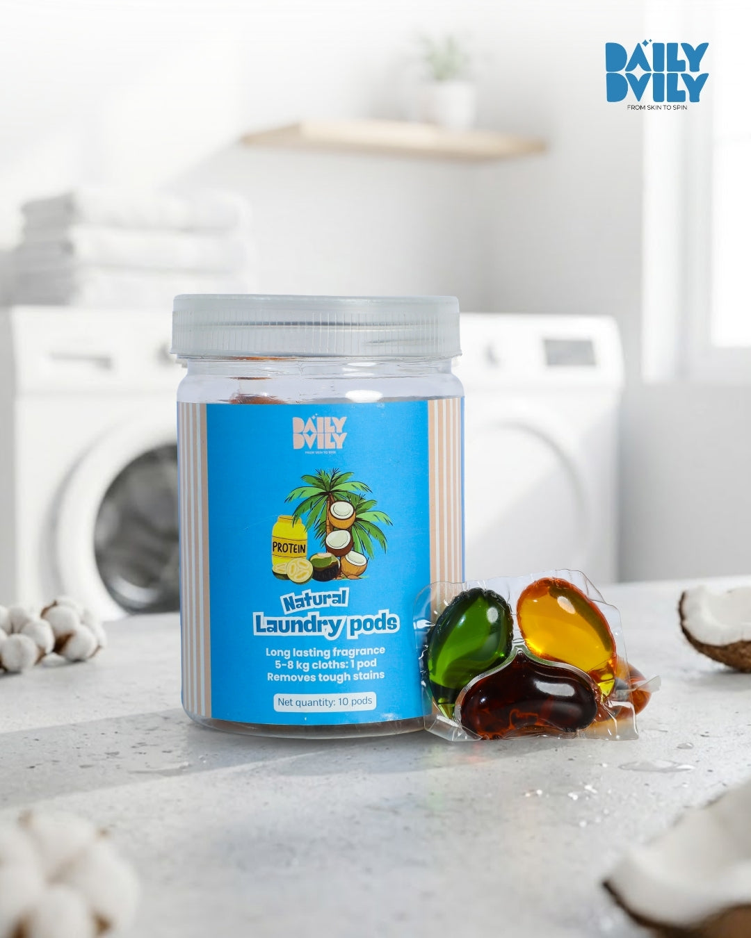 Natural Laundry Pods|10pods