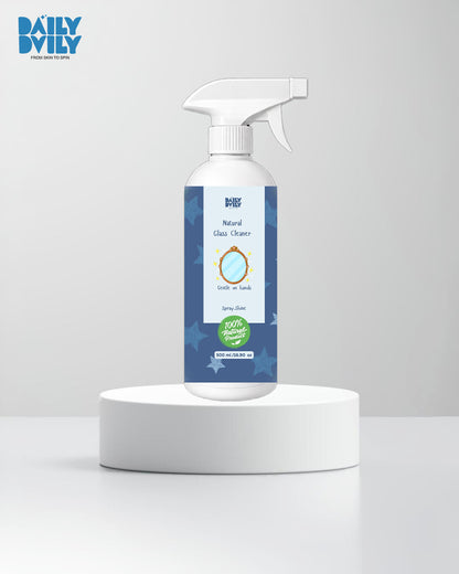 Natural glass cleaner