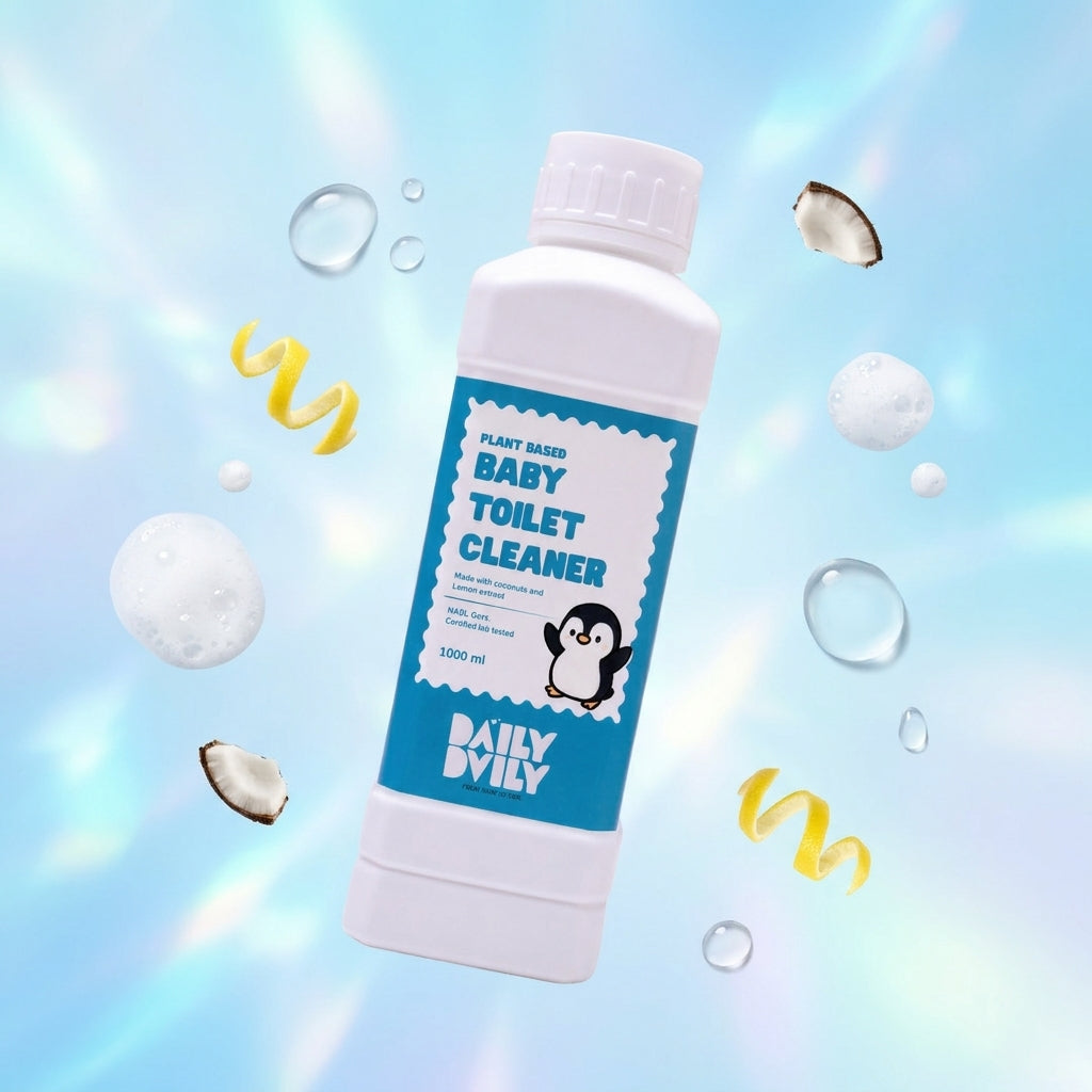 100% Natural baby safe toilet cleaner