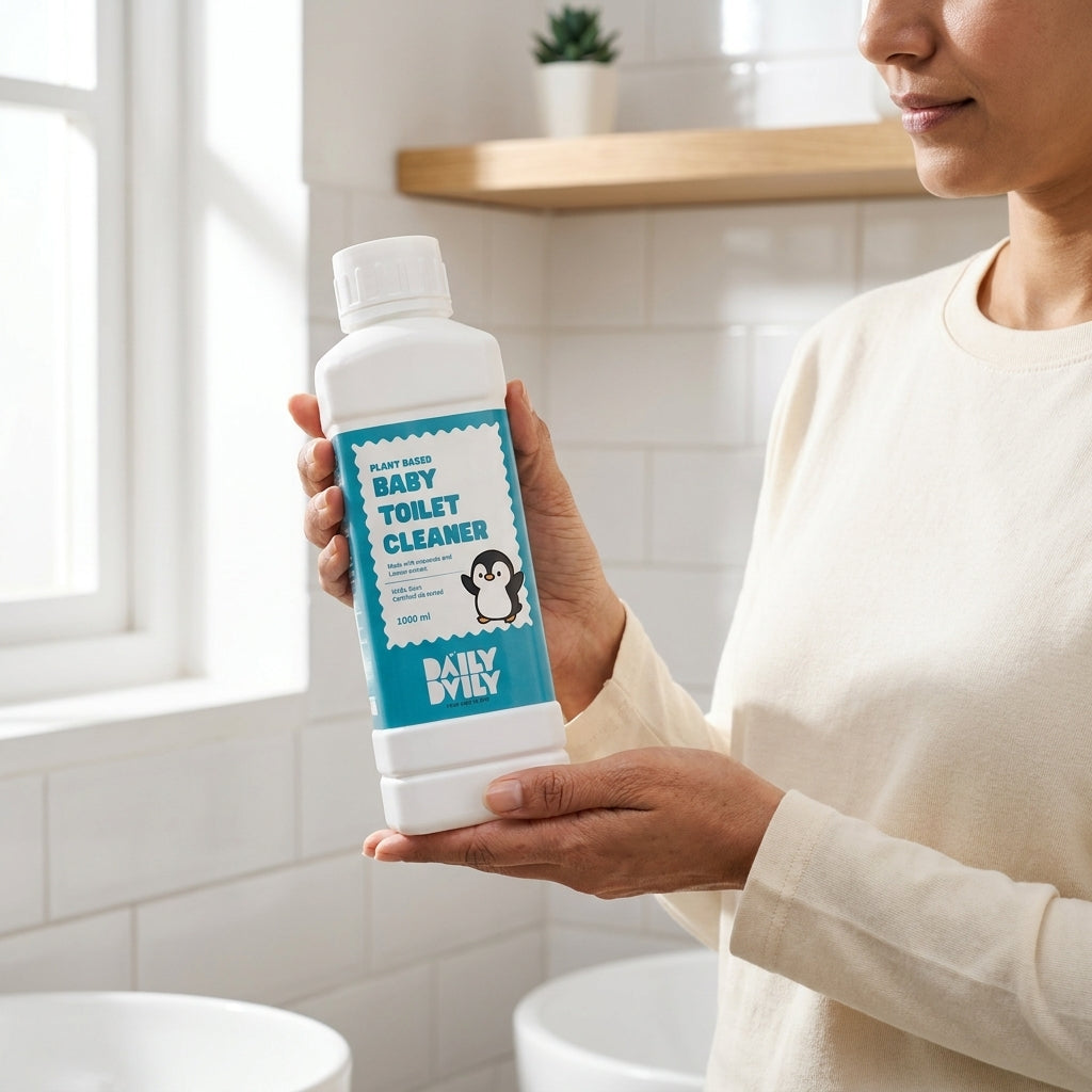100% Natural baby safe toilet cleaner